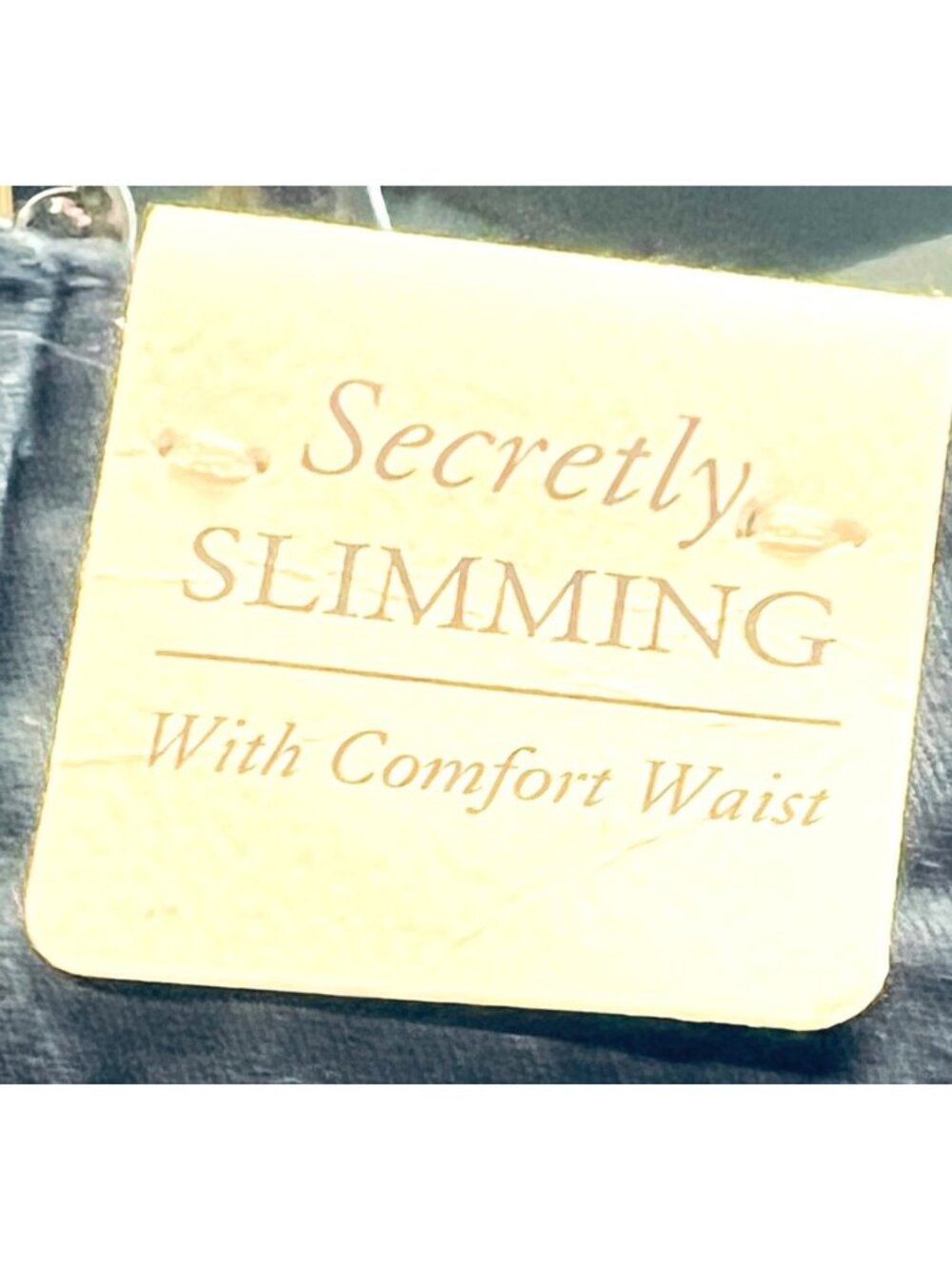 Croft & Barrow Womens Secretly Slimming Comfort Waist Pants Size 12 Deep Navy - Picture 4 of 5